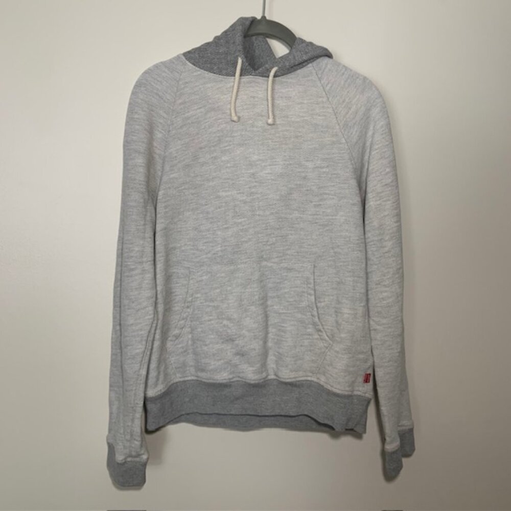 Levi's Womens Comfy Classic Cotton Blend Heather Gray Pullover Hoodie - Size M